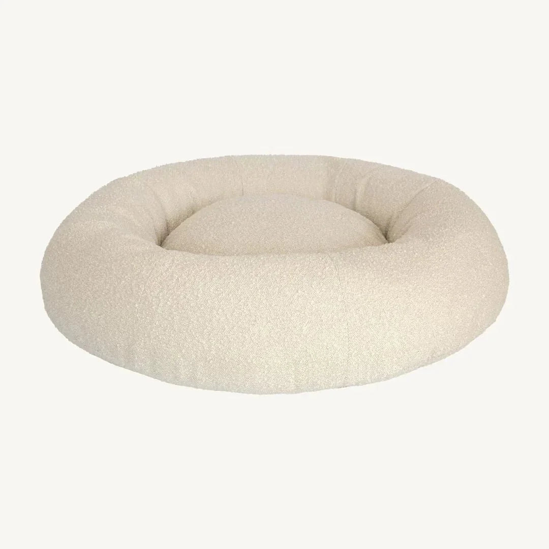 Luxury Boucle Dog Bed